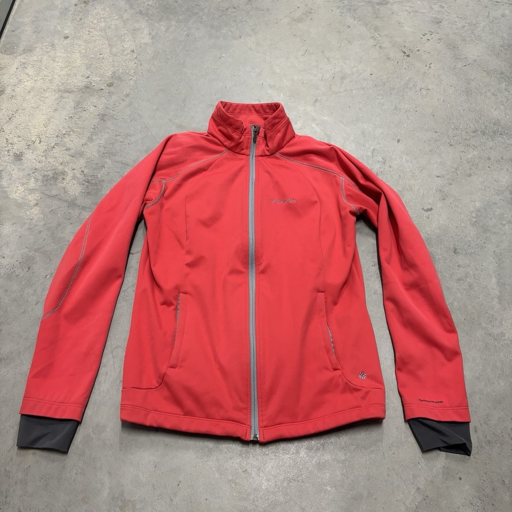 Columbia Women's Full Zip Jacket Omni-Shield Omni-Block Size Large Lightweight